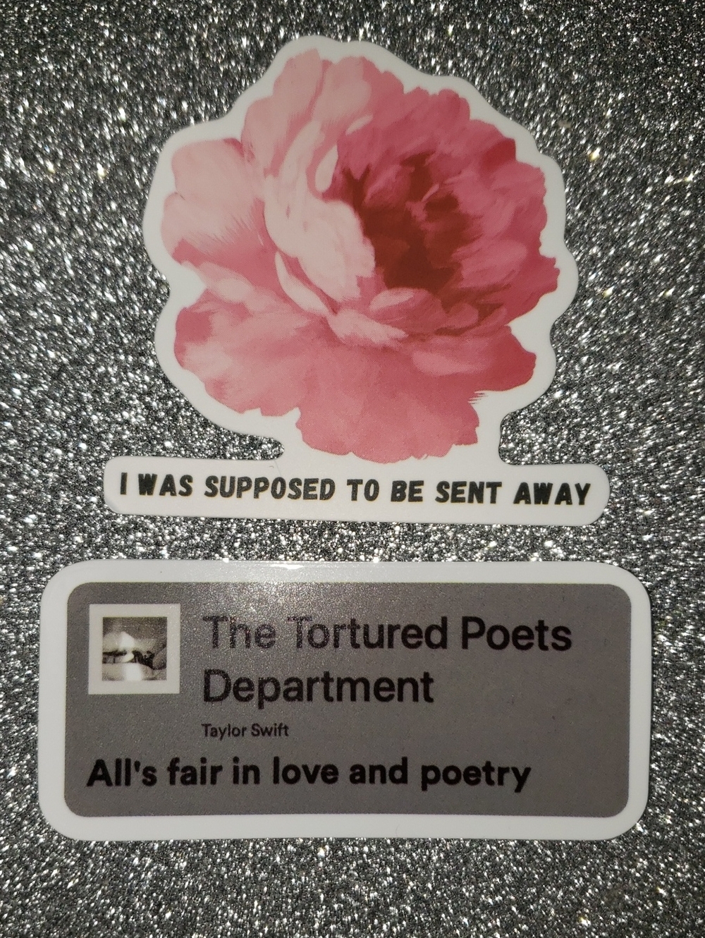 10/$10 Taylor Swift Waterproof Sticker Tortured Poets Department